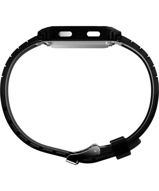 Q Timex LCA 35 mm Resin Strap Watch Transparent Smoke TW2W45000VQ