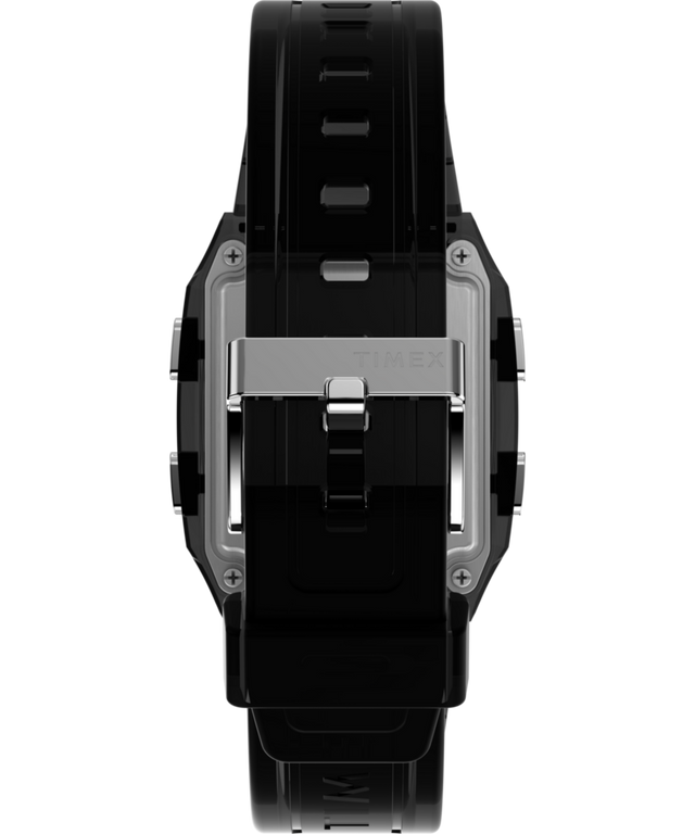 Q Timex LCA 35 mm Resin Strap Watch Transparent Smoke TW2W45000VQ