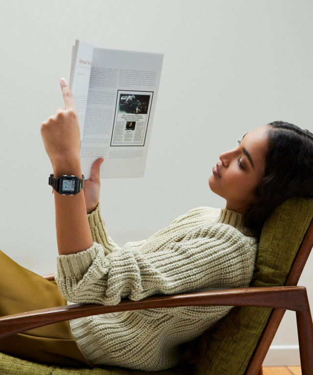 Q Timex LCA 35 mm Resin Strap Watch Transparent Smoke TW2W45000VQ