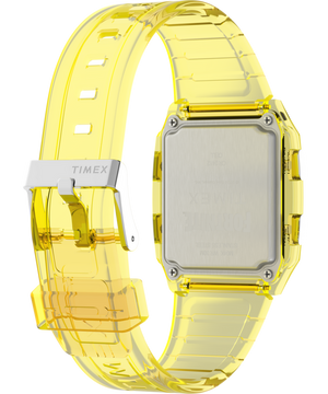 Timex Q Timex LCA x Fortnite® 35mm Resin Strap Watch Yellow/Yellow TW2