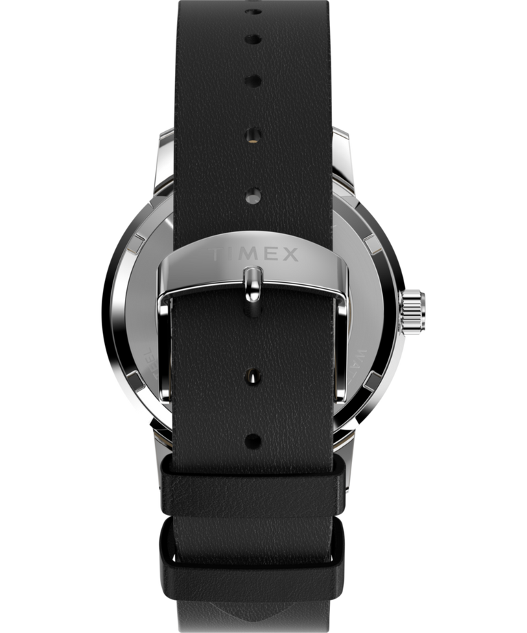 Timex x Peanuts Marlin 75th Anniversary Edition 40 mm Leather Strap Automatic Watch TW2Y100000Q