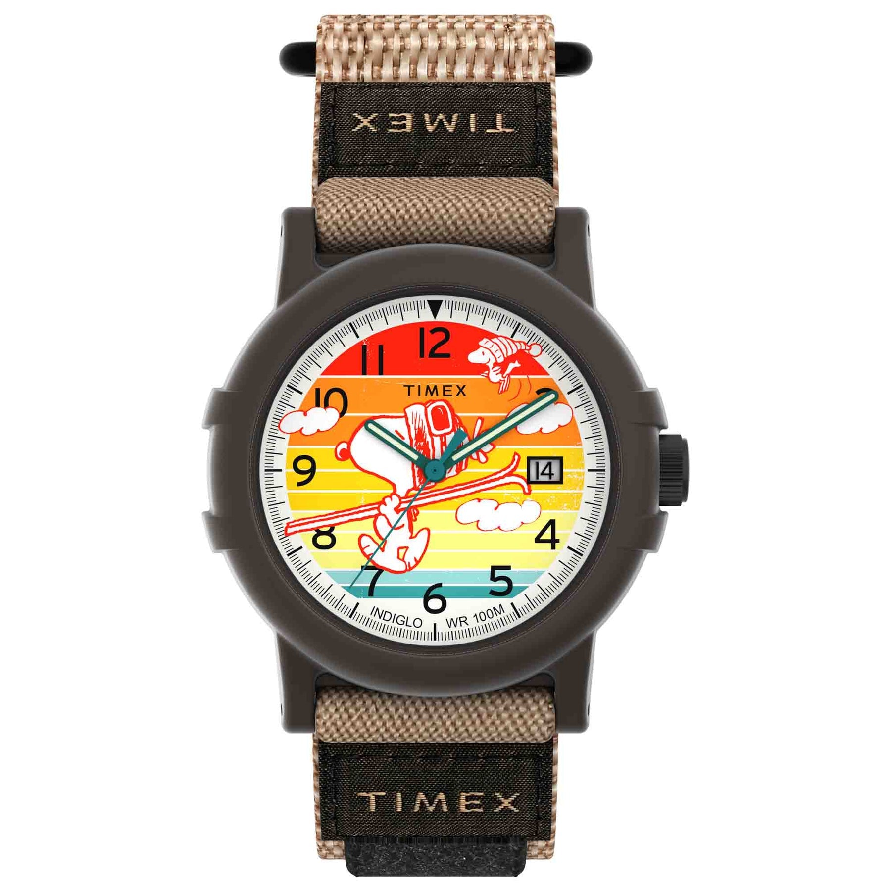 Timex x Peanuts Camper Ski 38 mm Strap TW4B34900VQ
