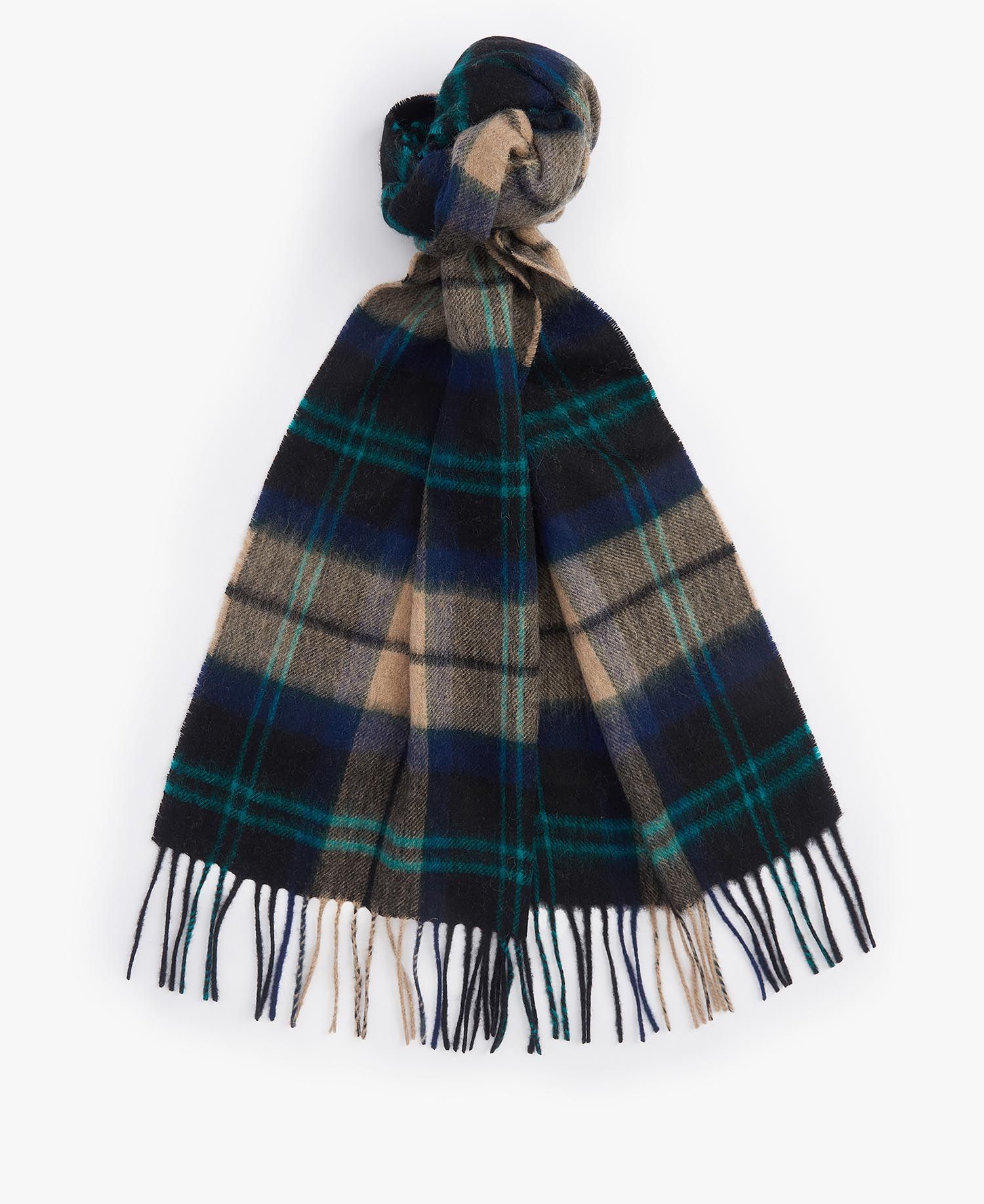 Barbor Tartan Scarf Green Loch USC0002 TN23