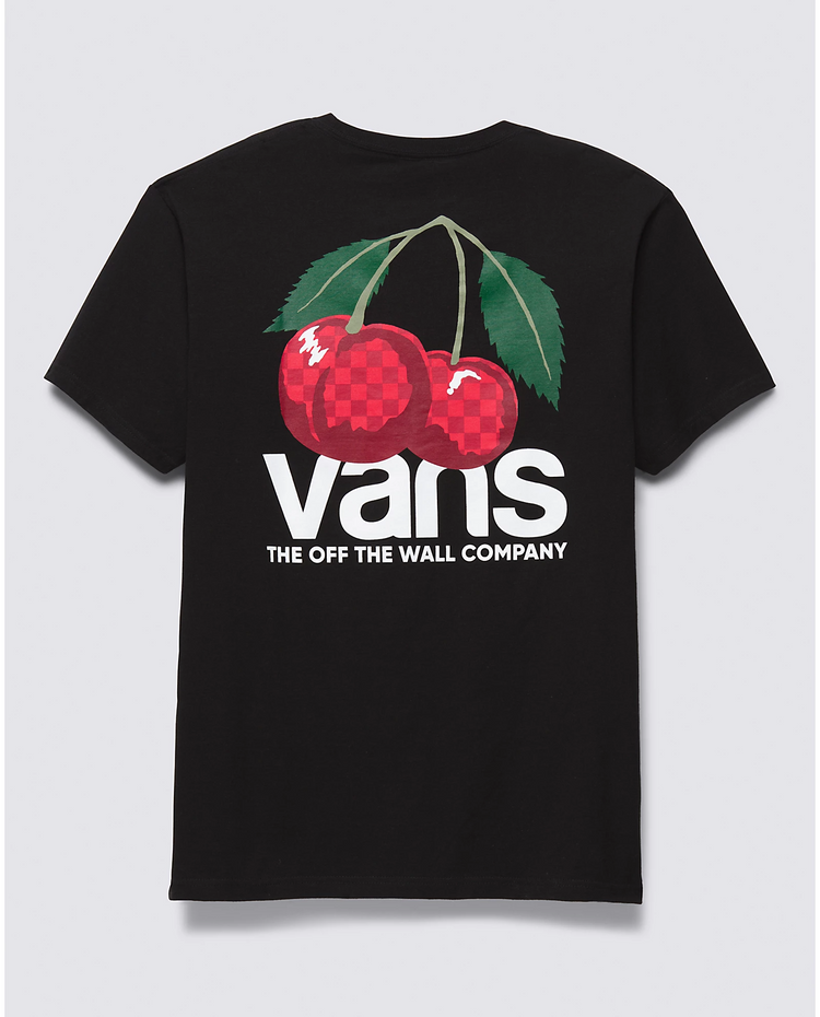 Vans Cherrycheck T-Shirt Black VN0006DABLK - APLAZE