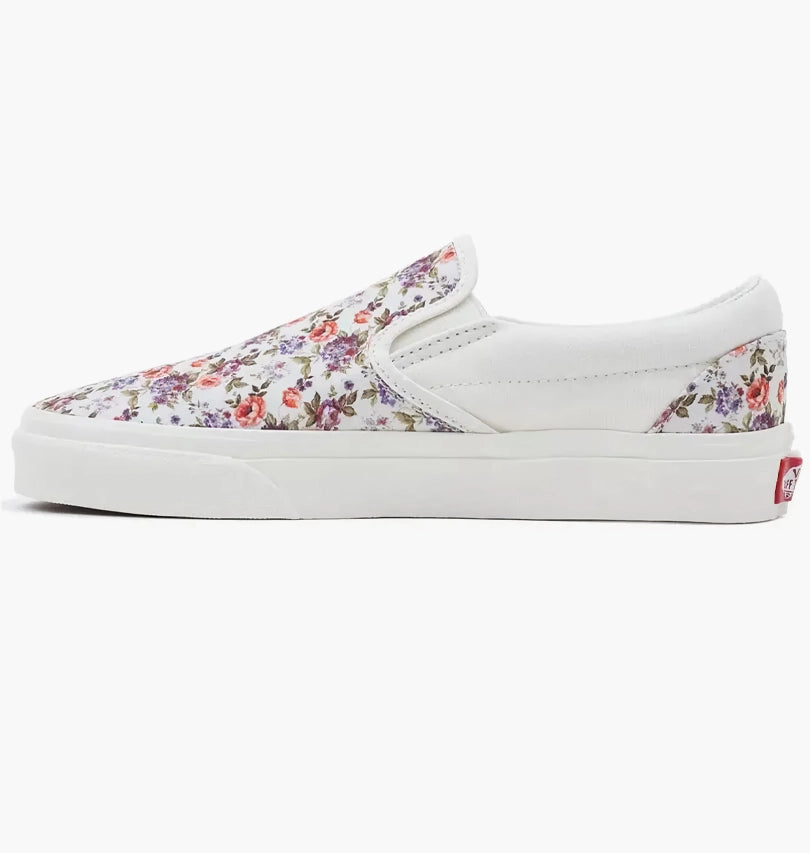 Vans Vintage Floral Classic Slip-On (Vintage) Floral/Marshmallow VN0009Q7FS8