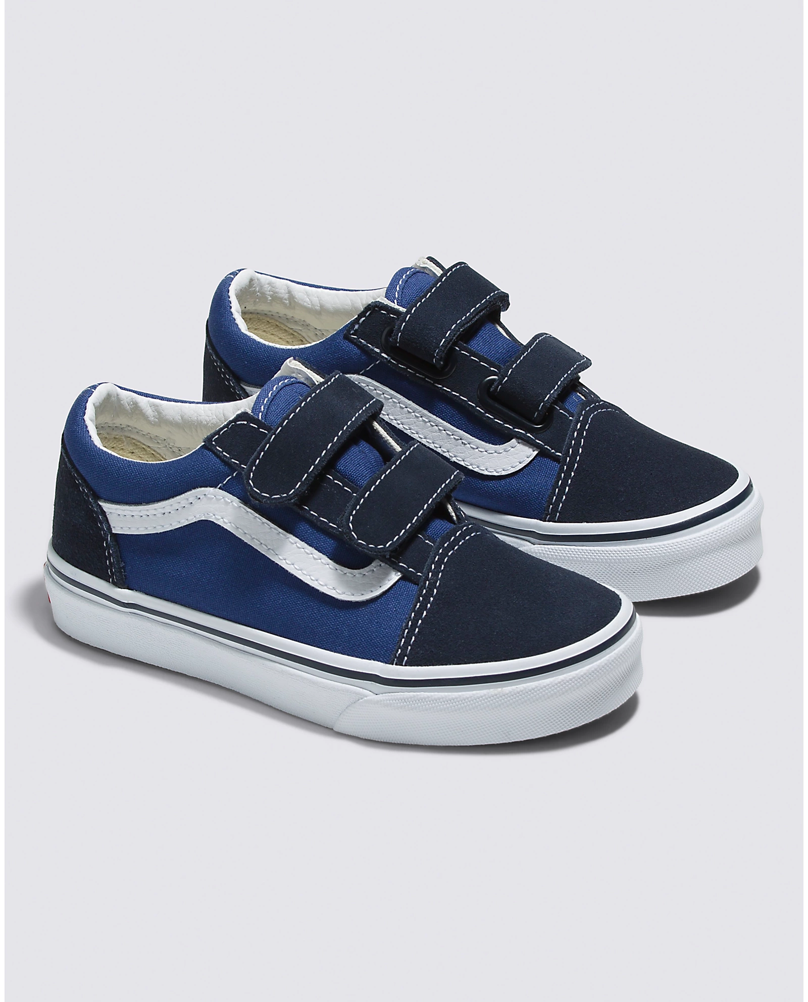 Vans Kid's Old Skool V Shoe Navy Blue/True White VN000VHENWD