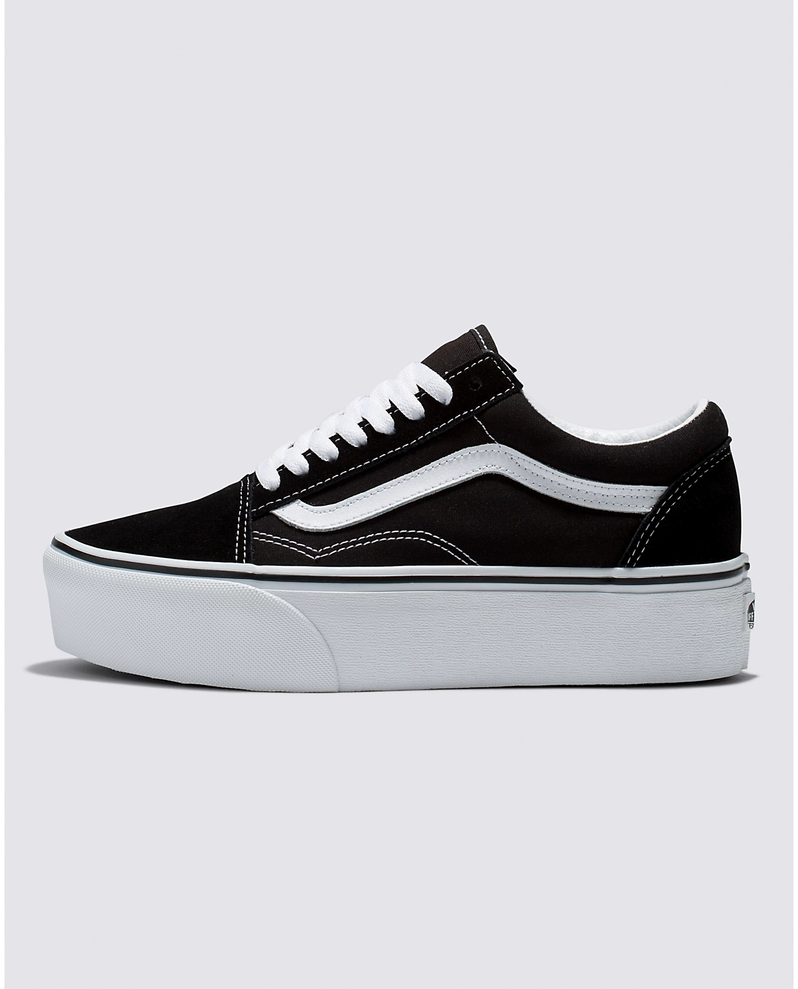 Vans Old Skool Stackform Shoe Suede/Canvas Black VN0A7Q5M6BT - APLAZE