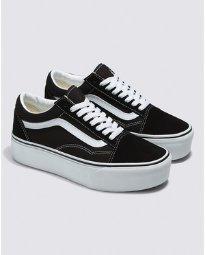 Vans Old Skool Stackform Shoe Suede/Canvas Black VN0A7Q5M6BT - APLAZE