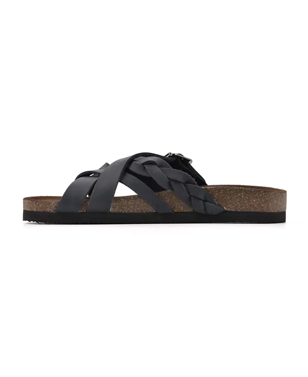 White Mountain Women's Harrington Footbed Sandals Navy W30609 444