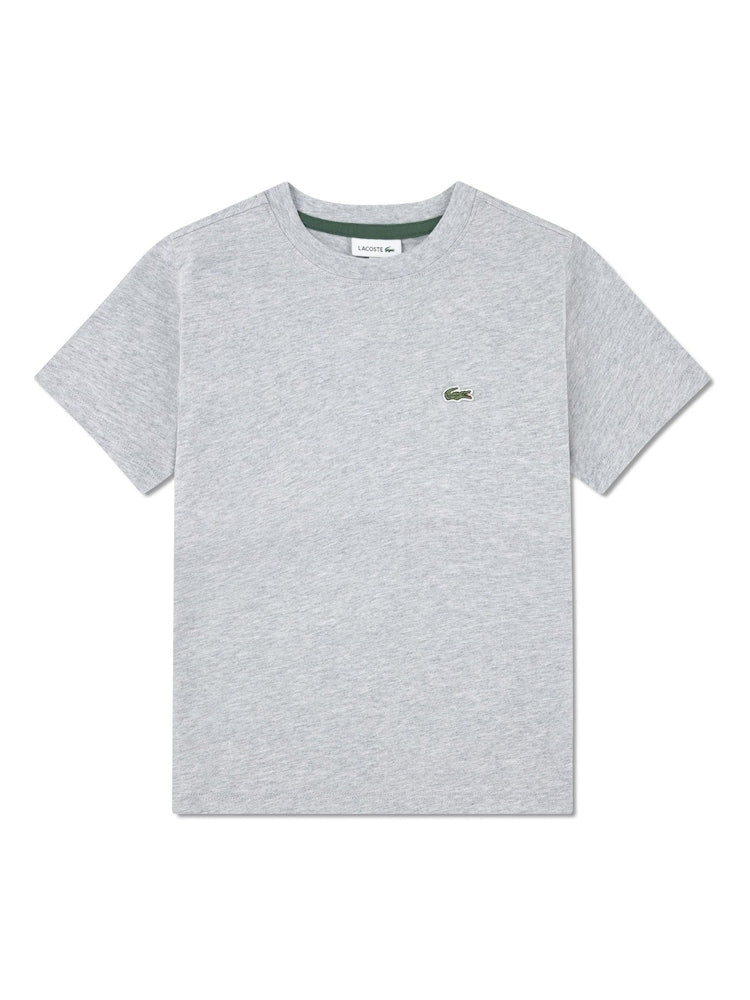 Lacoste Kids Logo Core Cotton T-Shirt Argent Chine Heather 947025 GH0
