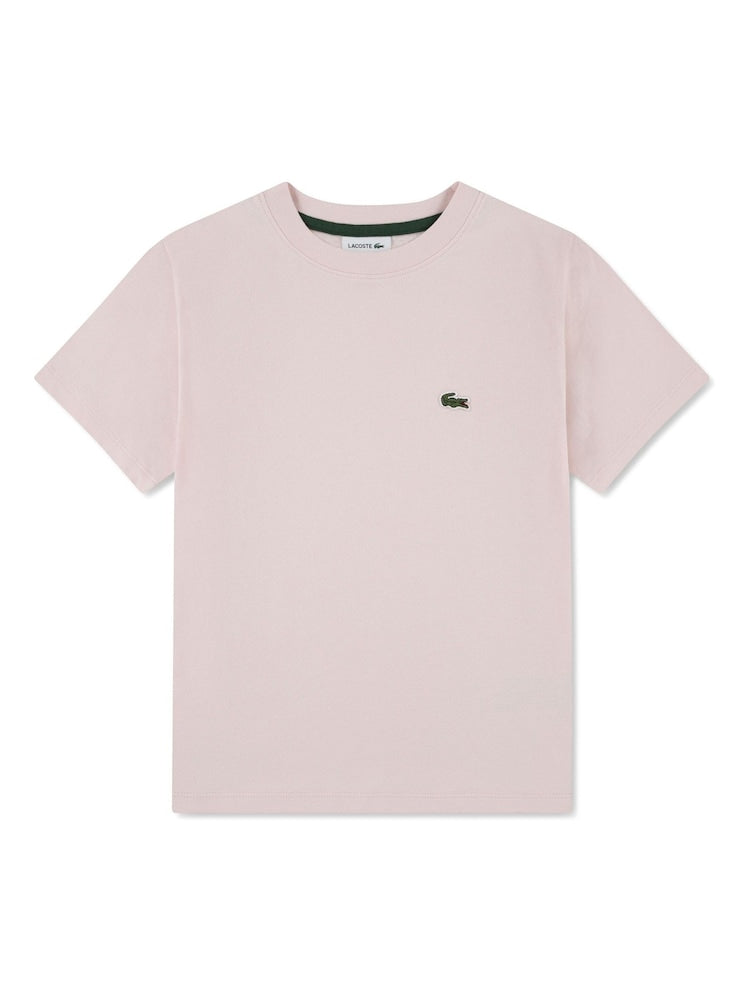 Lacoste Kids Logo Core Cotton T-Shirt Nidius Pink 947025 AL5