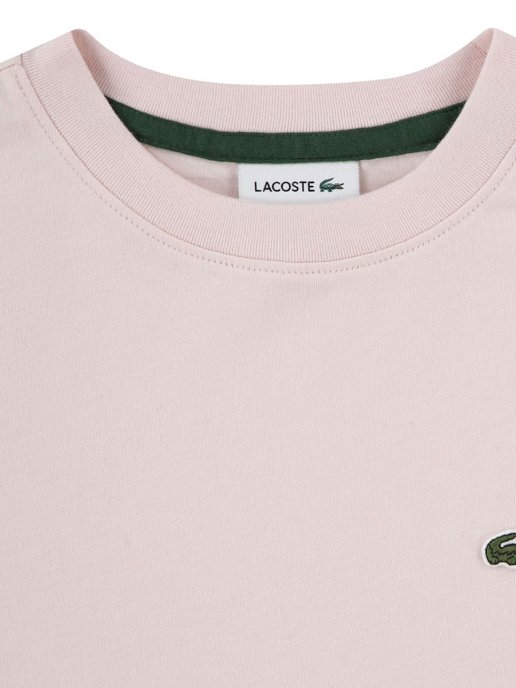 Lacoste Kids Logo Core Cotton T-Shirt Nidius Pink 947025 AL5