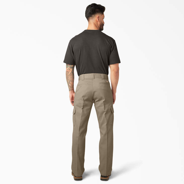 Dickies Mens Relaxed Fit Straight Leg Cargo Work Pants Desert Sand A875C0DS