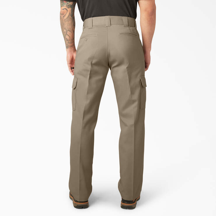 Dickies Mens Relaxed Fit Straight Leg Cargo Work Pants Desert Sand A875C0DS