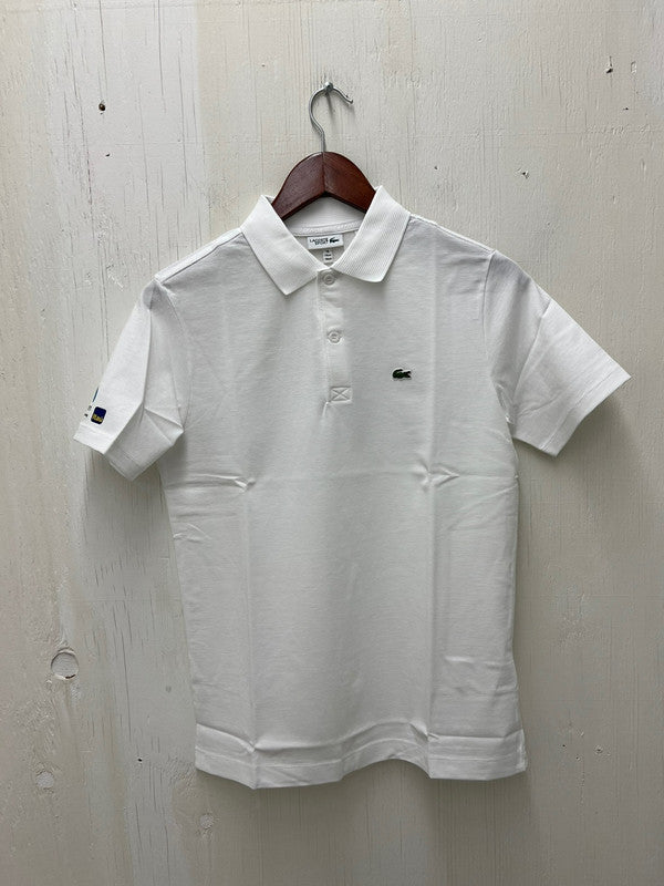 Lacoste Kid's Miami Open Polo White YJ4829 001 - APLAZE