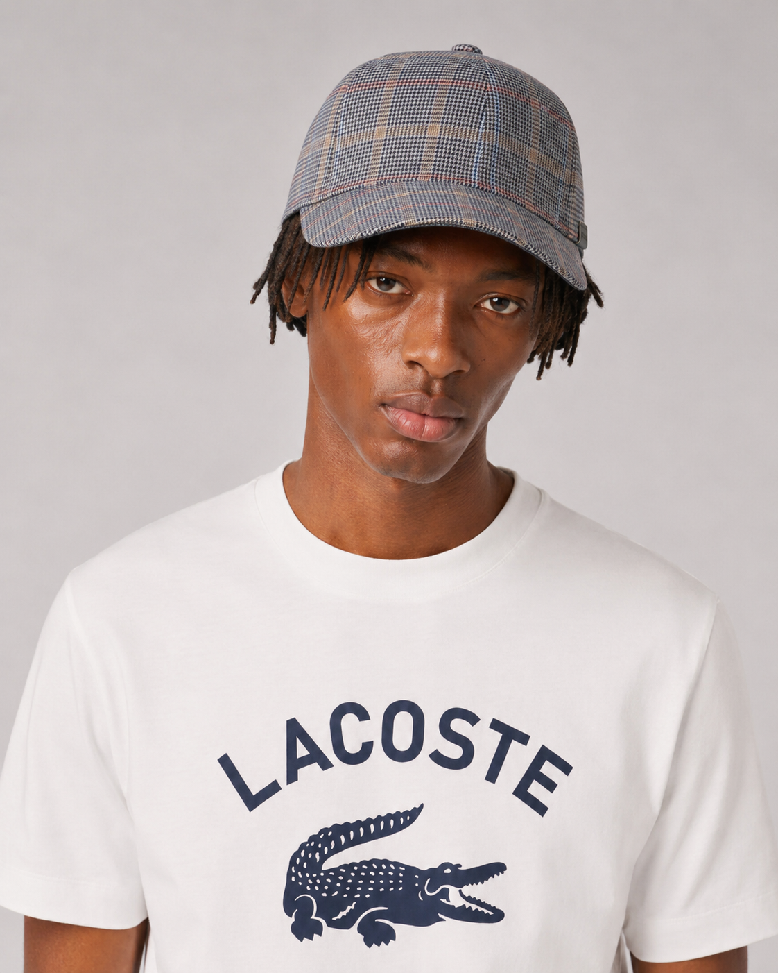 Kangol Pattern Flexfit Baseball Cap Grey Plaid K5143HT GP011