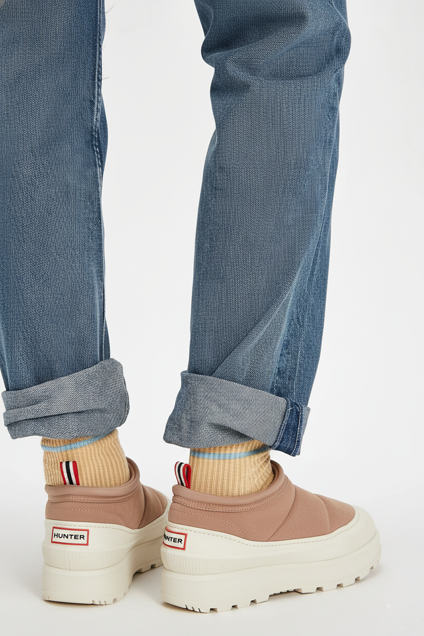 Hunter Women's Askern Waterproof Slip-on Shoes Medium Brown HWASKERN 210