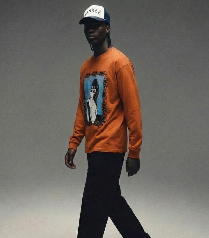 Obey Mens Obey Shojo T-Shirt Bombay Brown 167103113