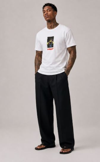 HUF Mens Wolverine T-Shirt White TS01895