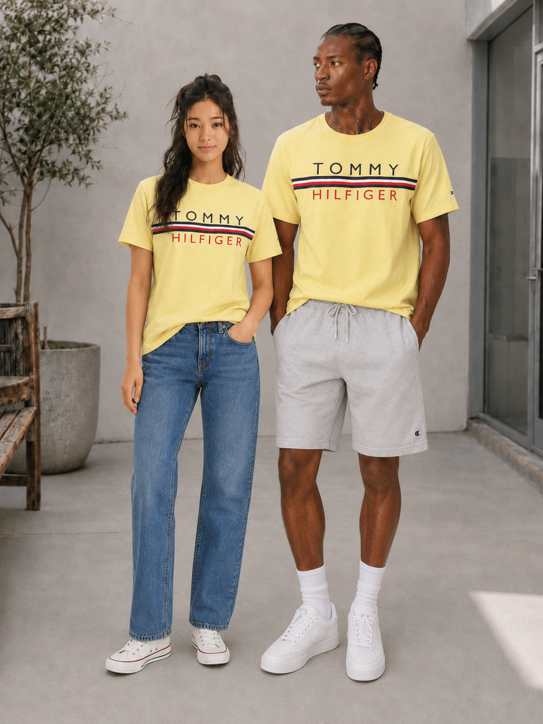 Tommy Hilfiger Brandy Short Sleeve T-Shirt Country Yellow 78J8756 741