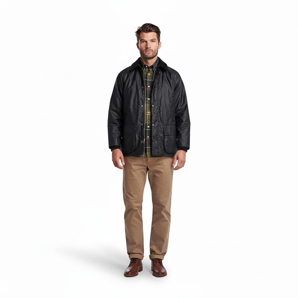 Barbour Men's Bedale Wax Jacket Black MWX0018 BK91