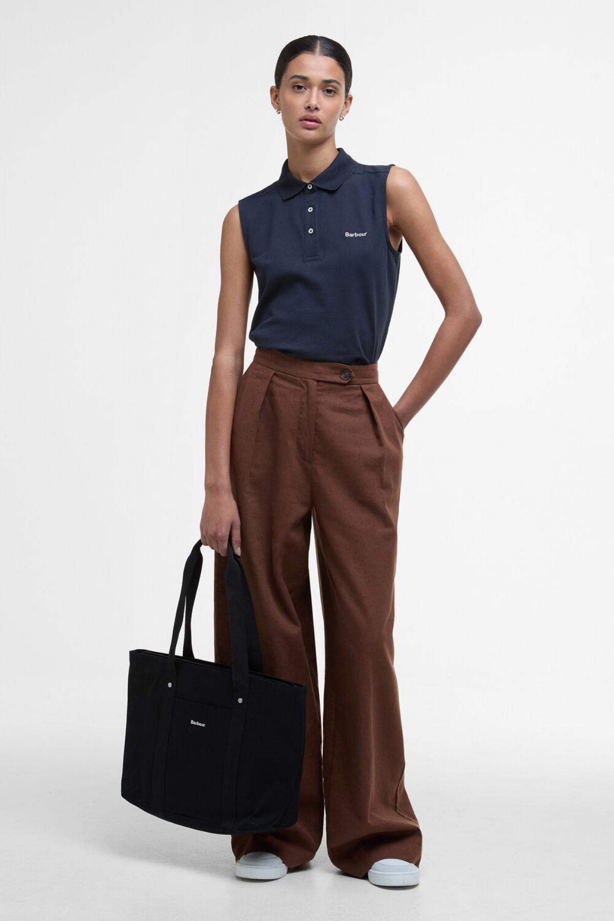 Barbour Bowford Sleeve Navy LML0888 NY73