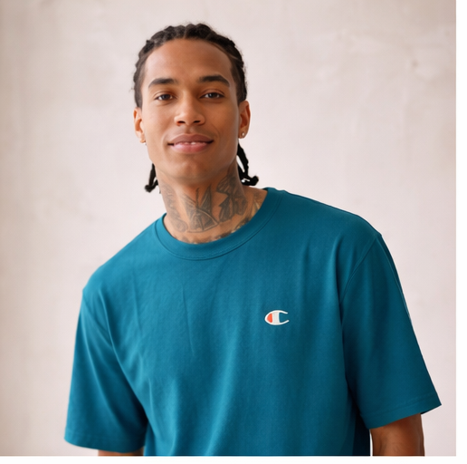 Champion Men's C logo Heritage Tee Everglade Green GT19 Y06145 AWDO
