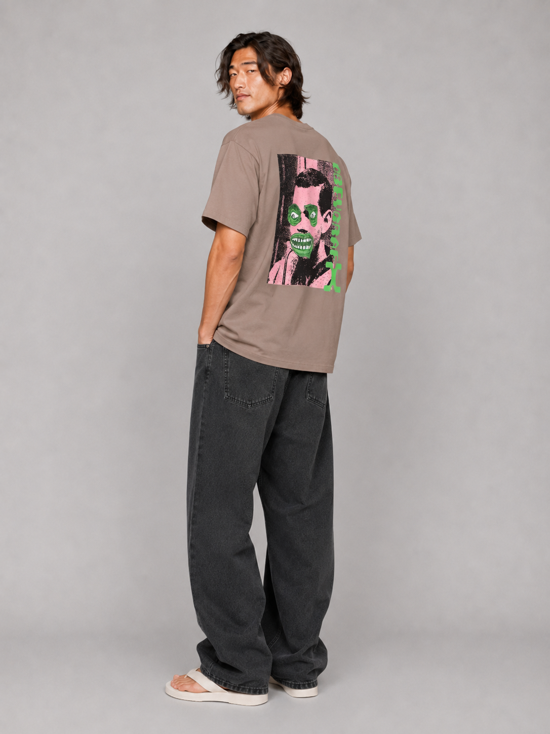 OBEY Mens OBEY Grafx T-Shirt Mushroom 166913151