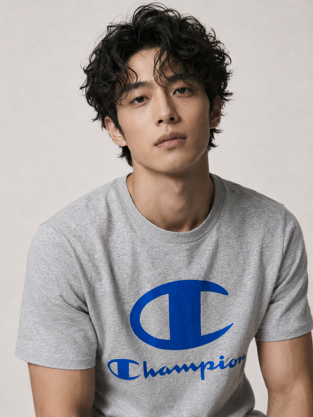 Champion Lightweight Short Sleeve Tee Bleached Stone GT353 586SKA 778