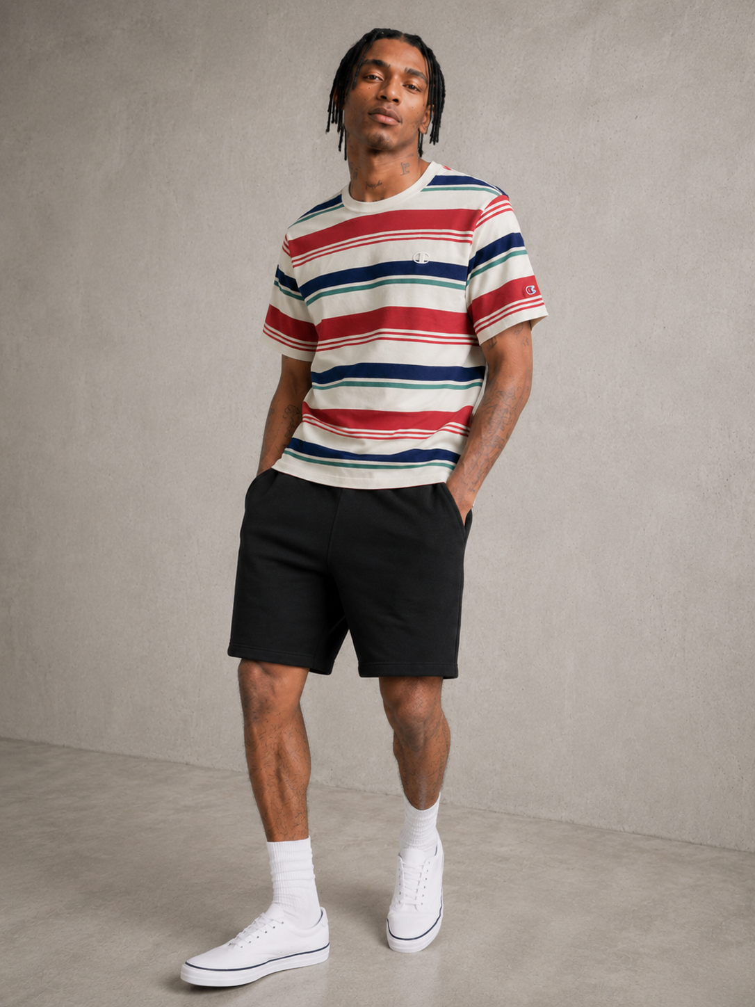 Champion Men's Classic AOP T-Shirt Light Fresh T8754P 407D55 AI8J