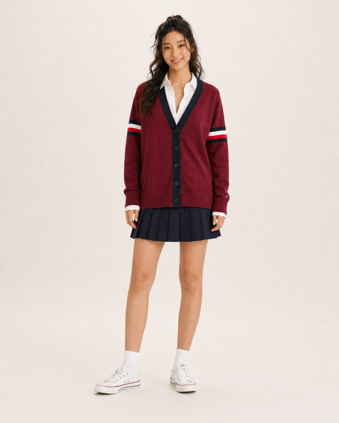 Tommy Hilfiger Men's Bill Cardigan Rouge 78J6646 601