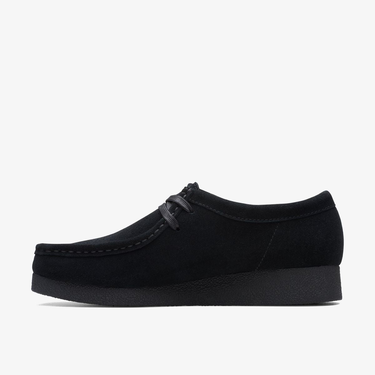 Clarks Originals Women's Wallabee EVO Shoe Black Suede 26174746 - outsole