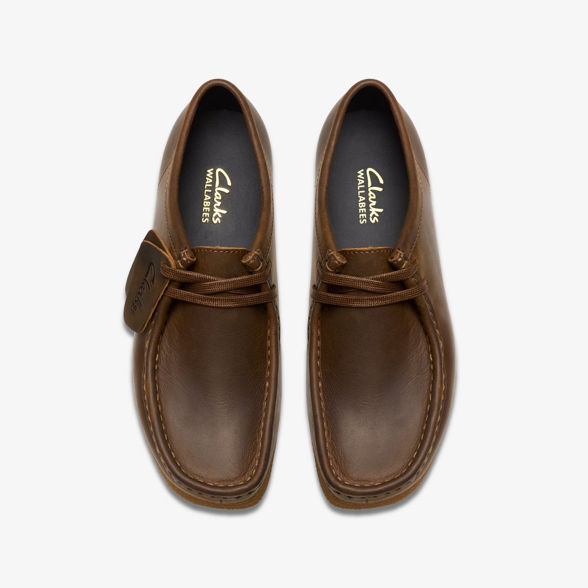 Clarks Originals Women's Wallabee EVO Shoe Beeswax Leather 26179206 - detail view
