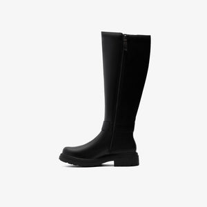 Clarks Orinoco3 Tall Black Leather women's boot alternate side view