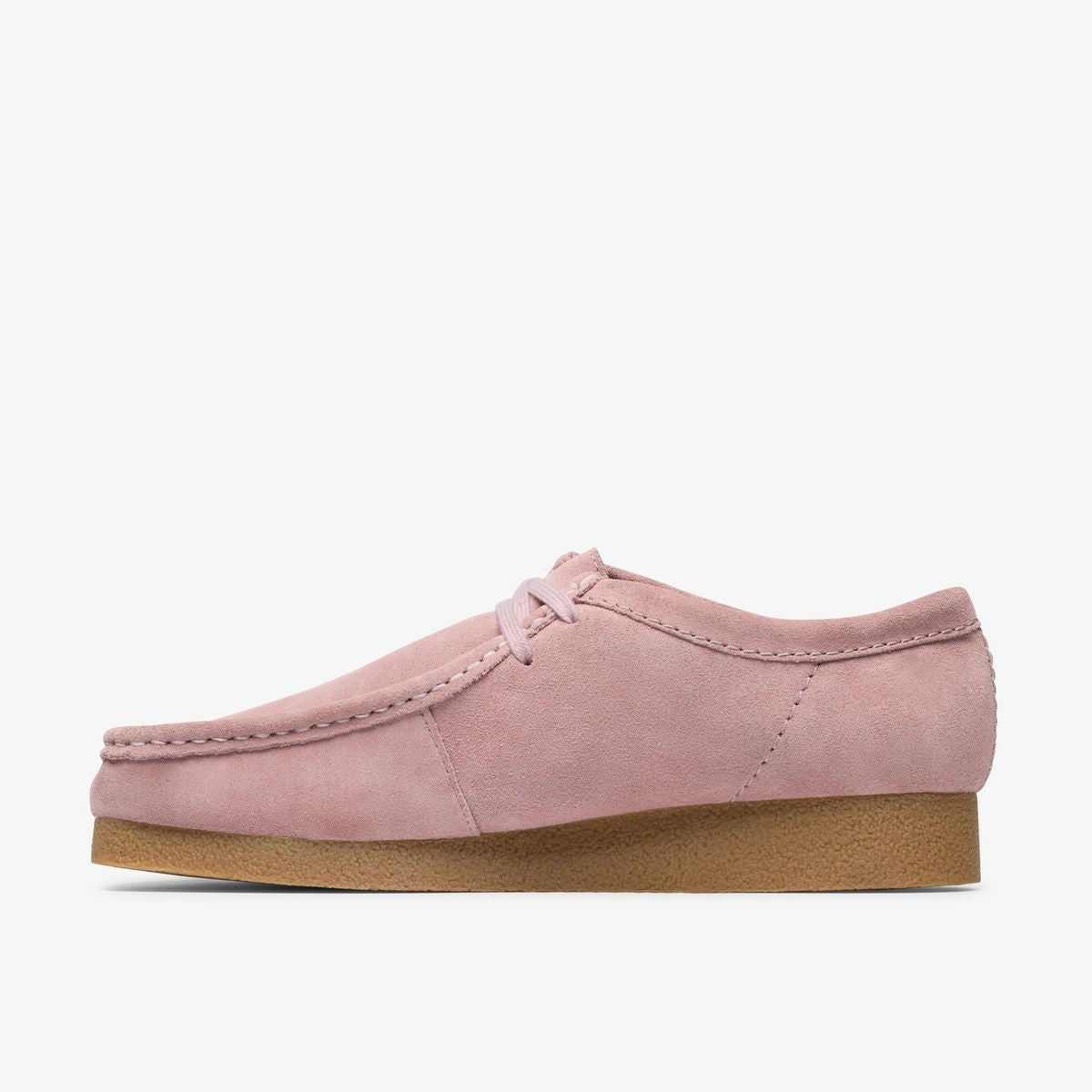 Clarks Originals Men's Wallabee EVO Light Pink Suede Loafer 26183991 product view 2