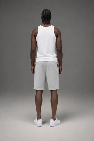Tommy Hilfiger Men's French Terry Lounge Short Gray heather 09T3780 004 AI model photo