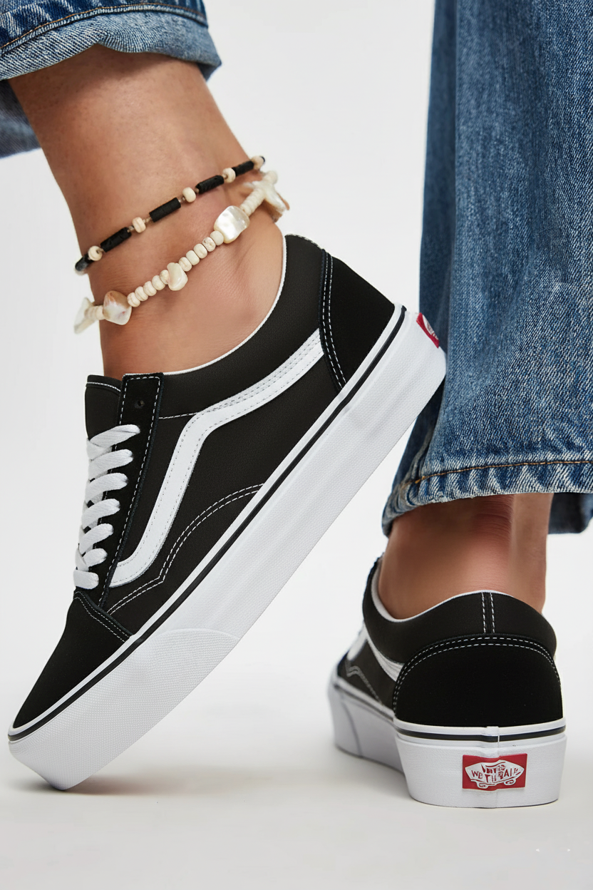 Vans Old Skool Platform Black/White VN0A3B3UY28