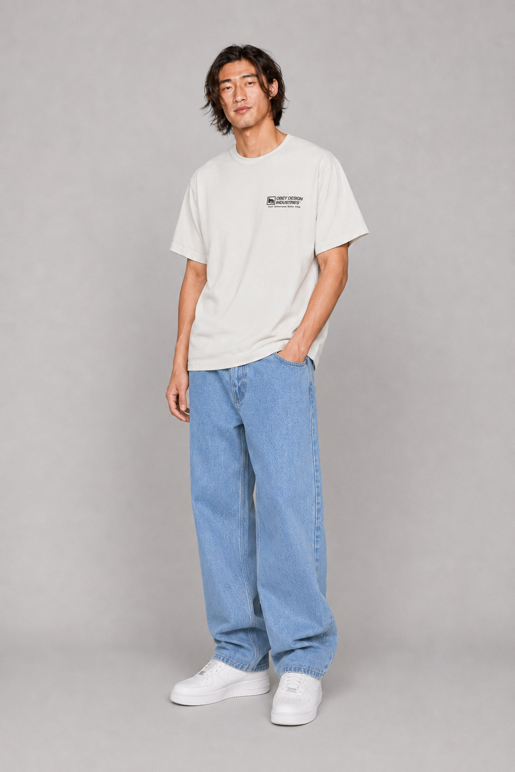 OBEY OBEY Devices Pigment Vintage White 167924326 VWH