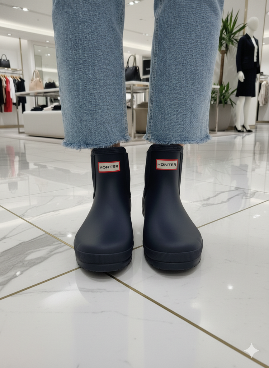 Hunter Women's Original Chelsea Boots Navy WFS2078RMA NVY