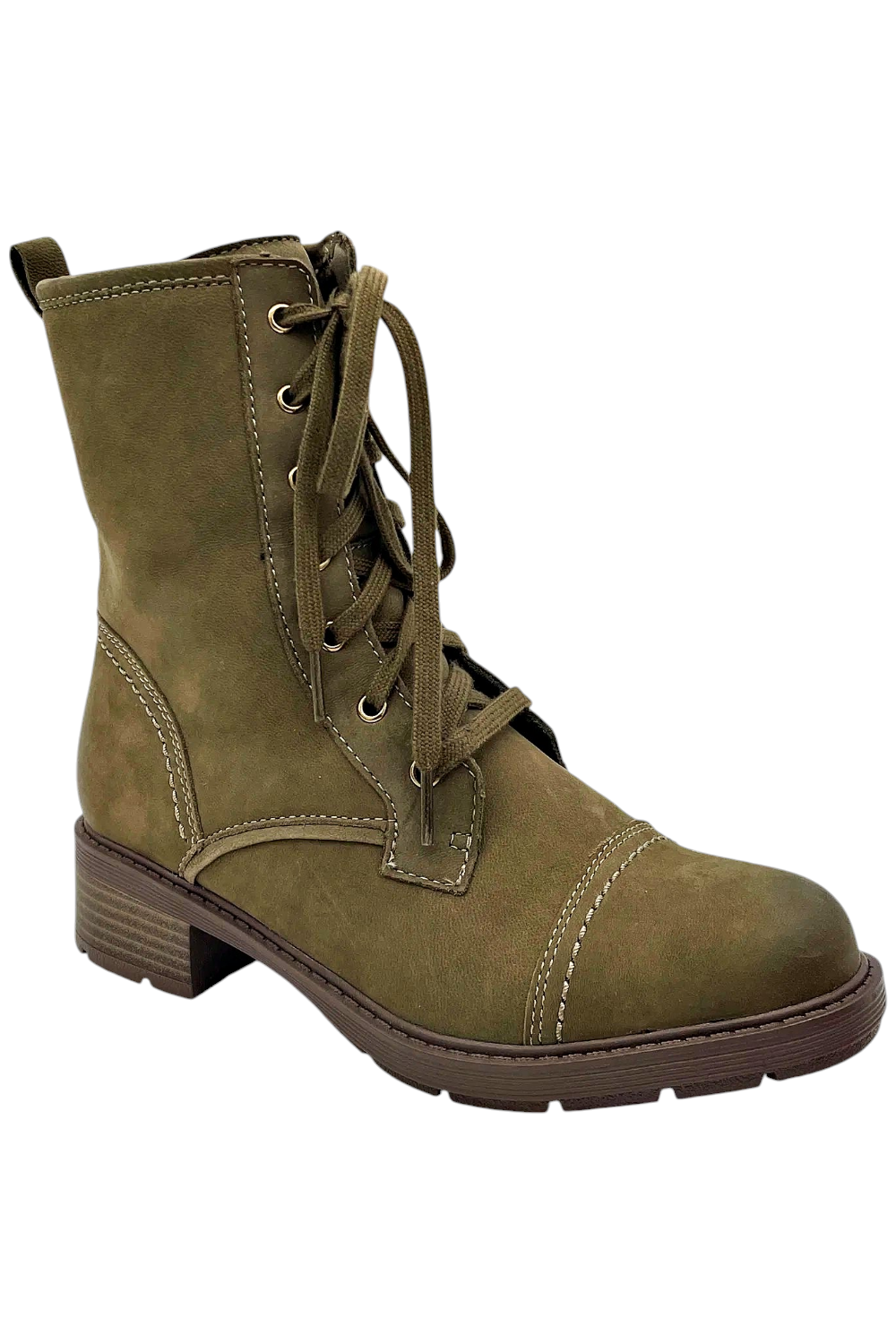 Clarks Women’s Hearth Maye Lace Up Ankle Boot Slate Nubuck 26179619