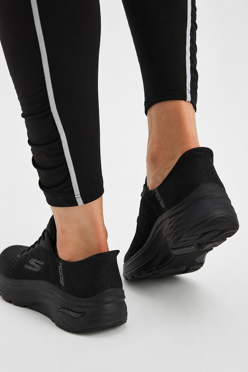 Skechers Women's Slip-ins Max Cushioning AF - Paramount Black 128930 BBK