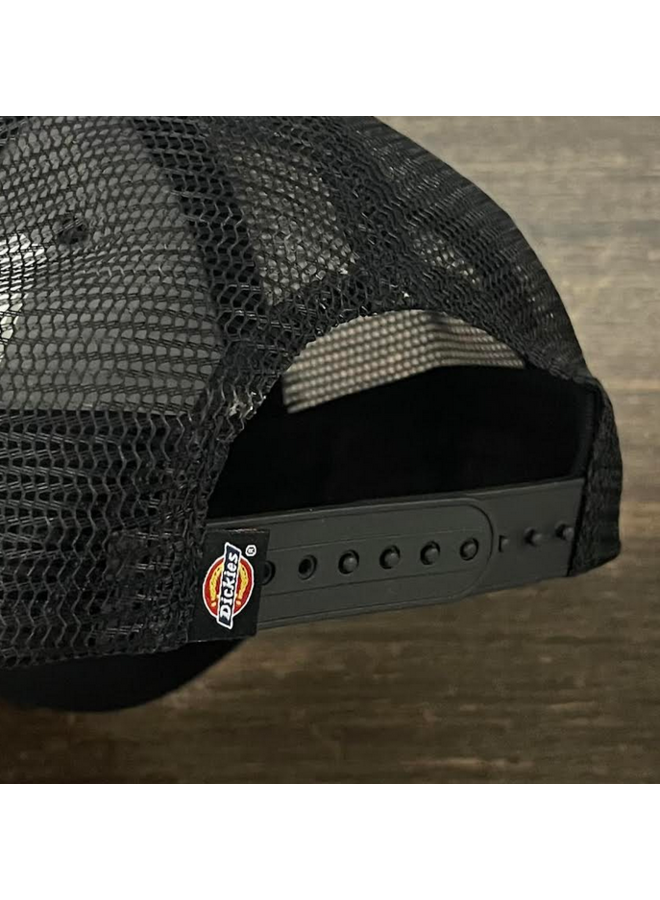 Dickies Low Pro Workwear Patch Trucker Hat Black A8636BLK