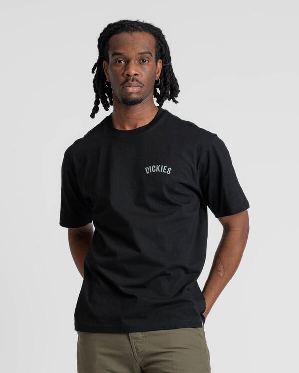 Dickies Mens Snake T-Shirt Black A4Z99BLK