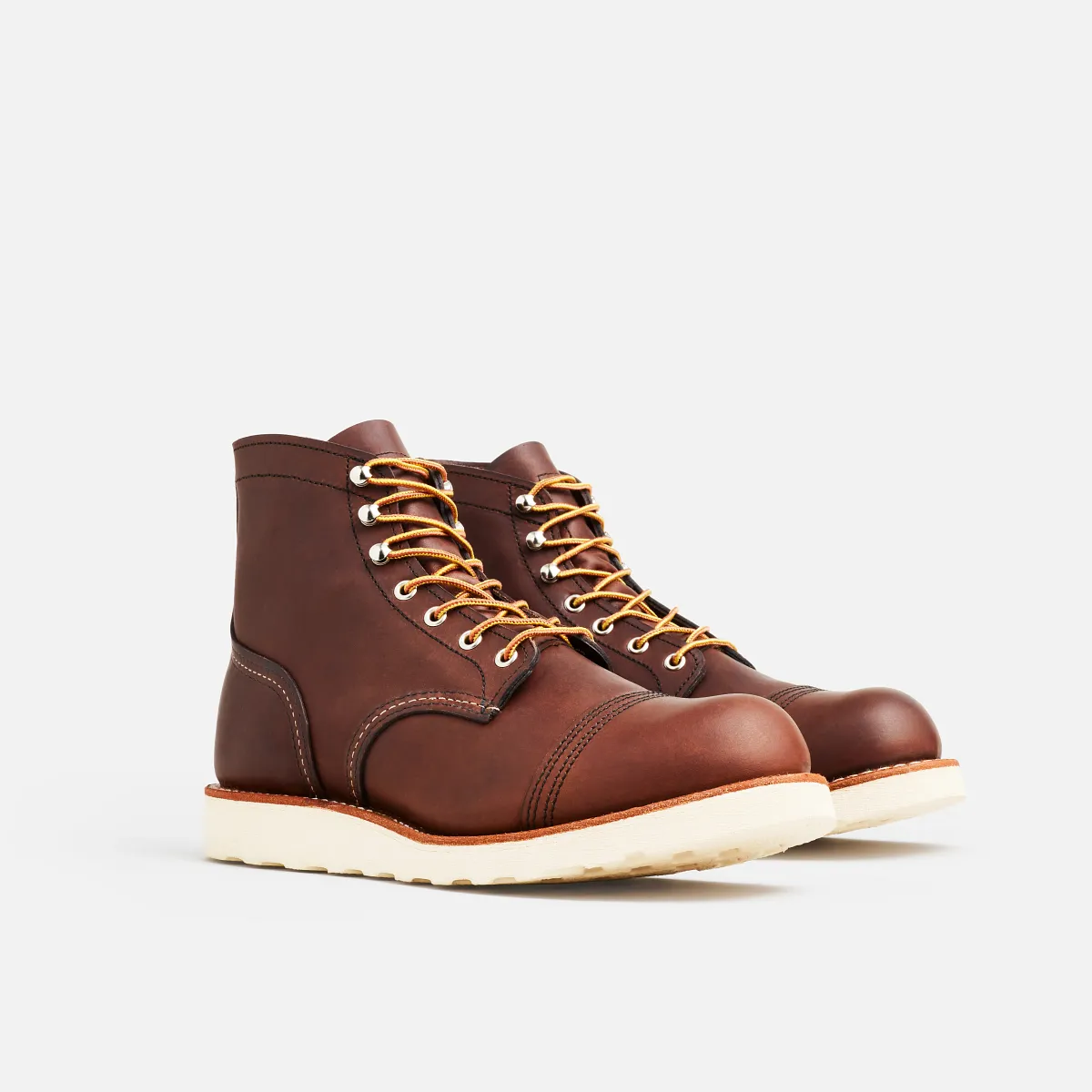 Red Wing Mens Iron Ranger Traction Tred Amber 8088
