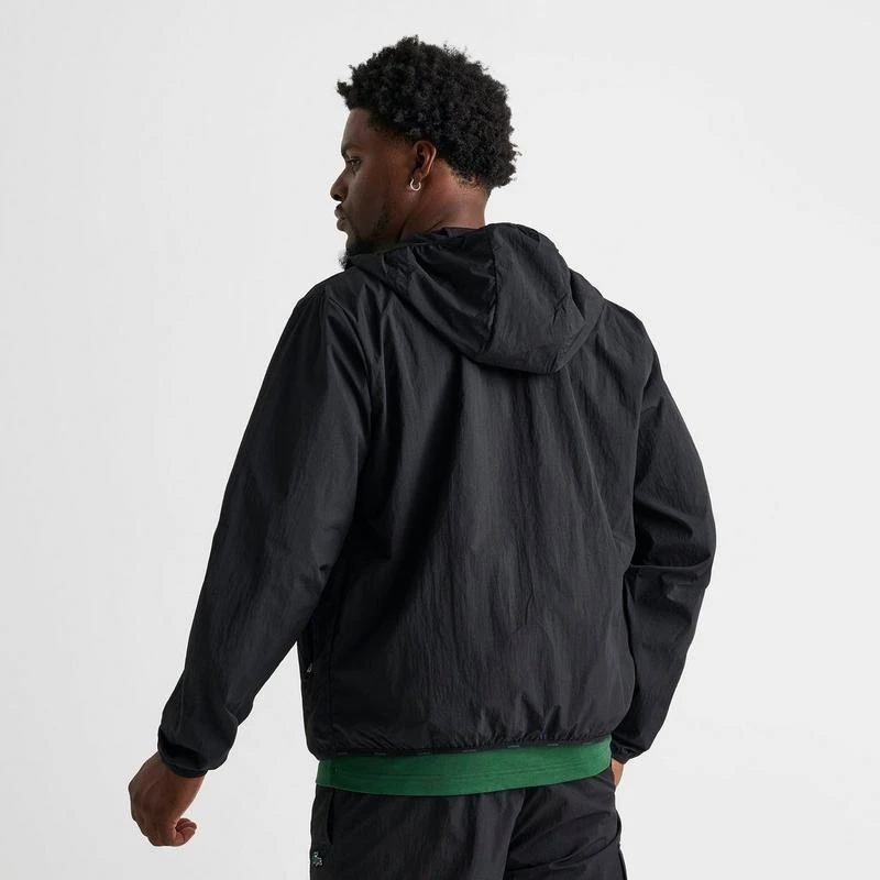 Lacoste Men's Woven Full-Zip Jacket Black BH5146 031