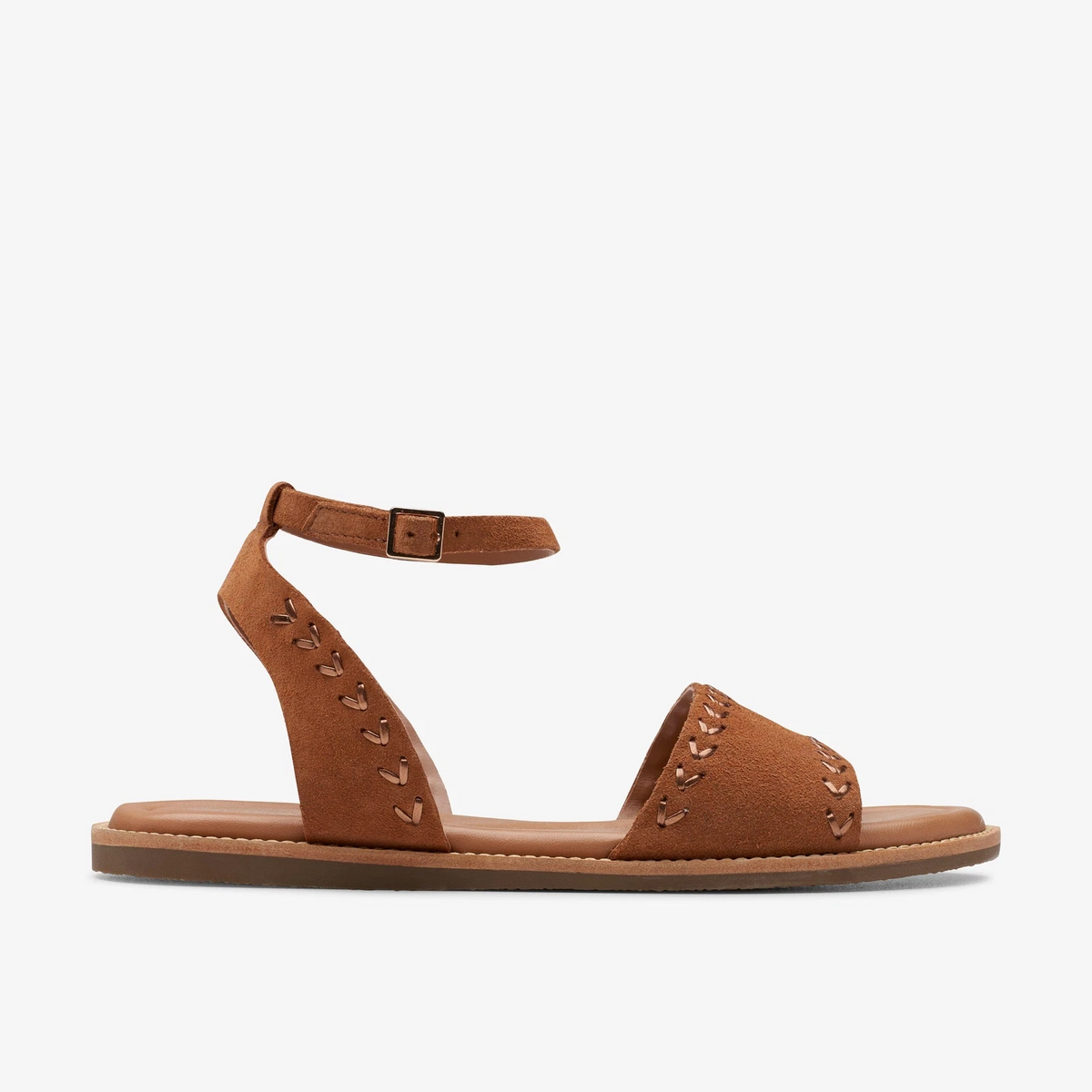 Clarks Women's Maritime May Tan Suede 26176291