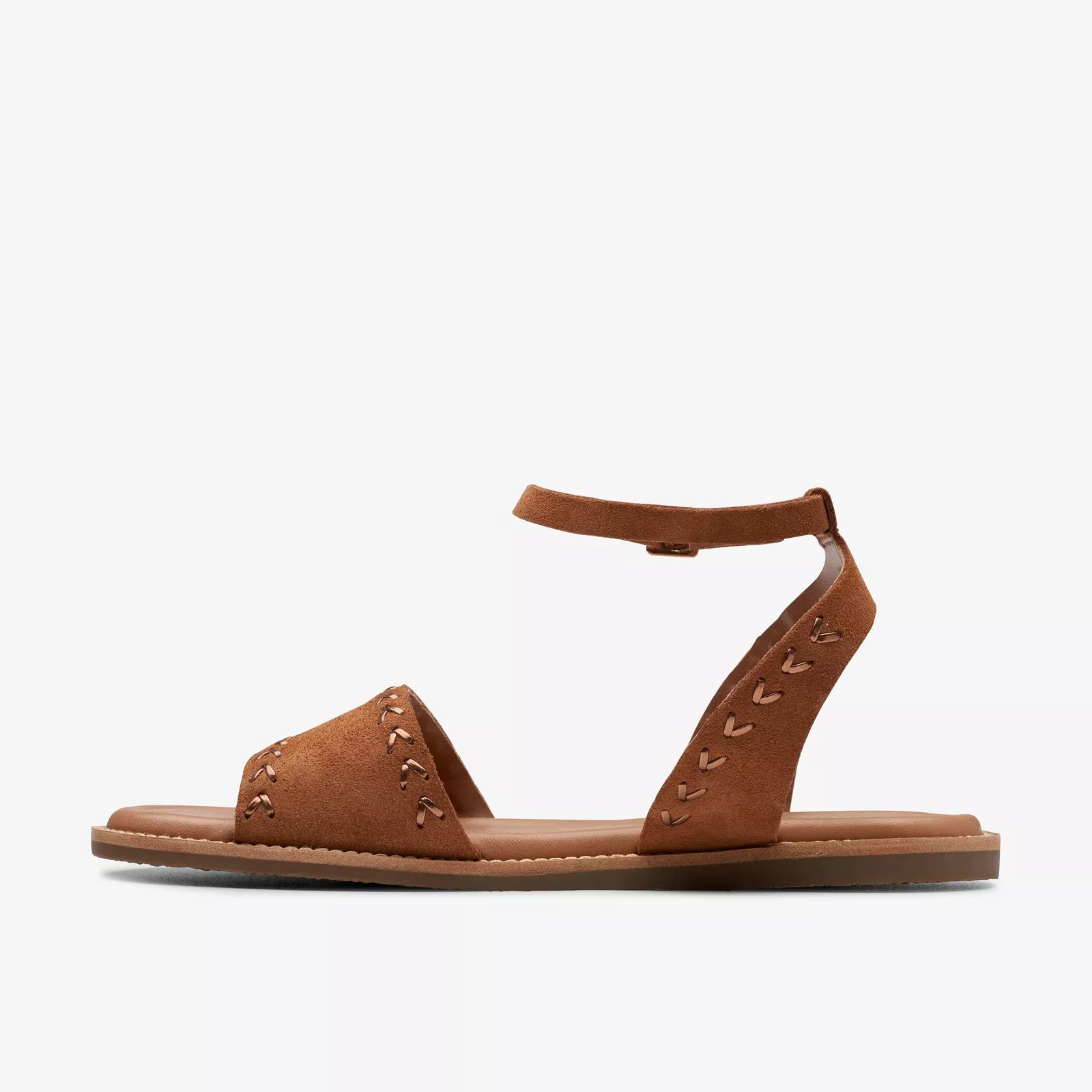 Clarks Women's Maritime May Tan Suede 26176291