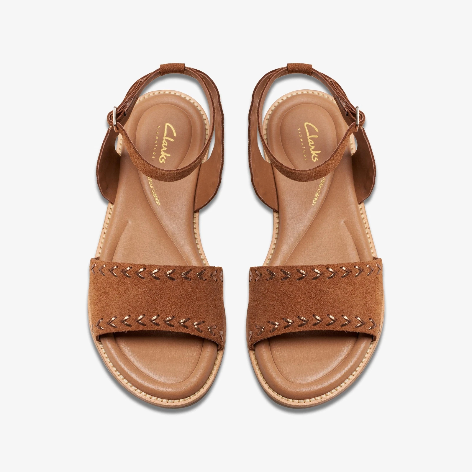 Clarks Women's Maritime May Tan Suede 26176291