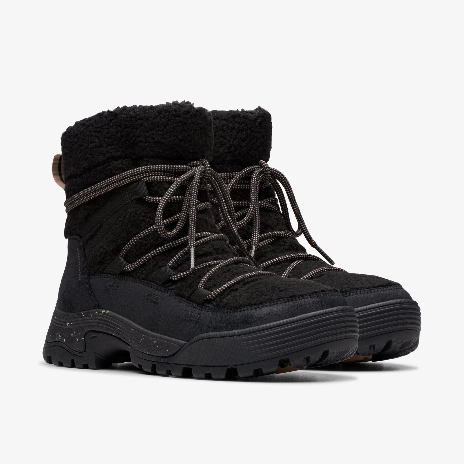 Clarks Women's ATL Hike Up WP Boots Black WLinedComb 26173406