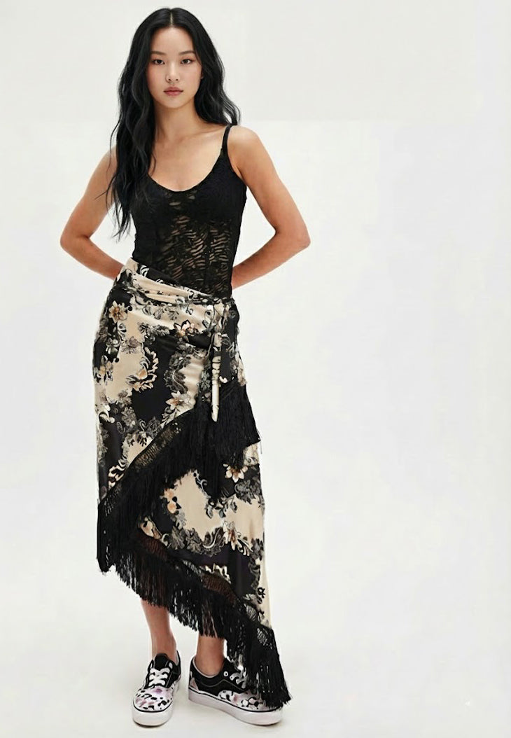 Vans Era Hibiscus Check Black VN0005UEBMA